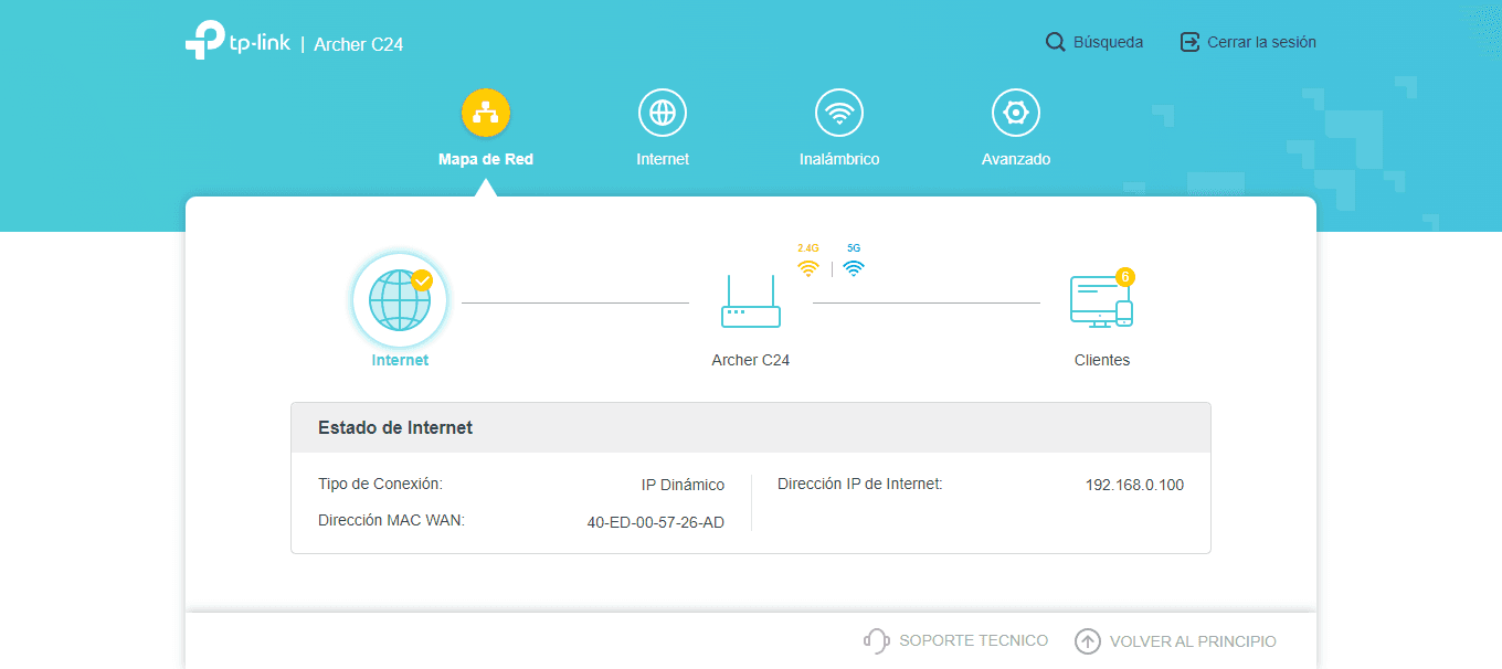 Panel router Tp-Link modelo nuevo (2024), url de la imagen: /images/panel-router.png