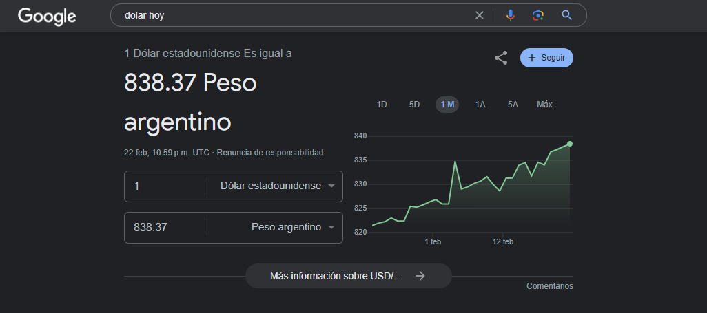 Excel de divisas